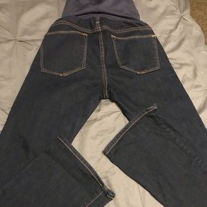 Size 25 full coverage boot cut maternity jeans